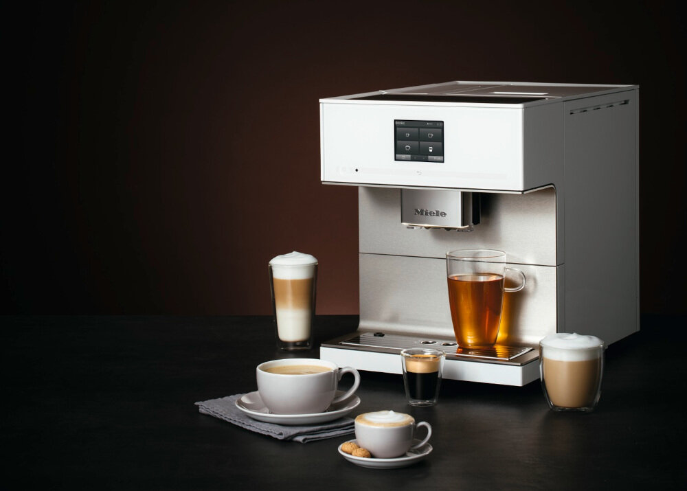 Ekspres MIELE CM 7550 Bialy OneTouch for Two swieza kawa smak