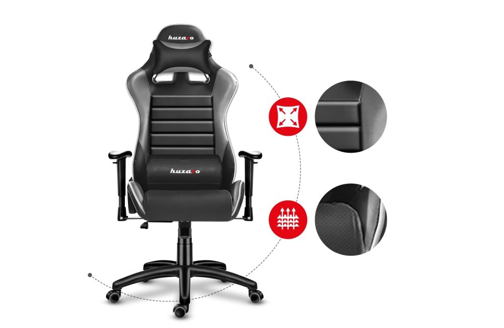 Fotel HUZARO Force 6.0 skóra ekologiczna wykonanie