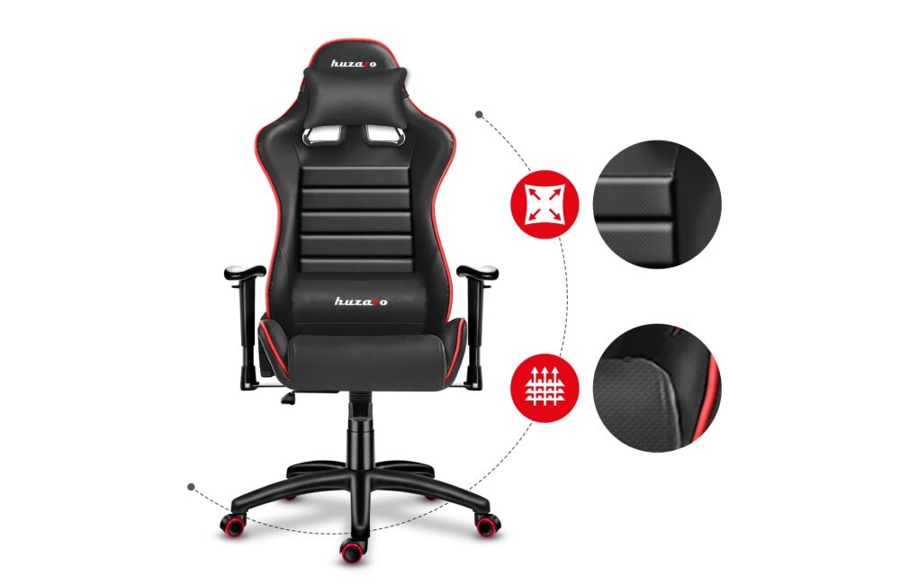 Fotel HUZARO Force 6.0 skóra ekologiczna wykonanie