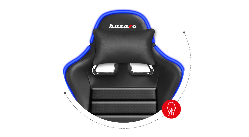 Fotel Huzaro Force 6.0 zagłówek ochrona karku szyi
