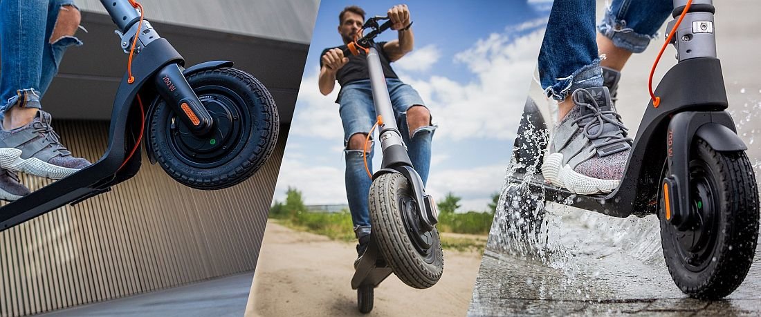 Hulajnoga elektryczna 4SWISS EX4 E-Orange  - Hulajnoga elektryczna