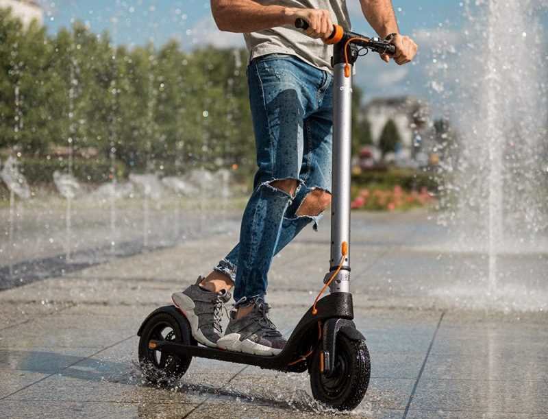 Hulajnoga elektryczna 4SWISS EX4 E-Orange  - odzyskiwanie energii