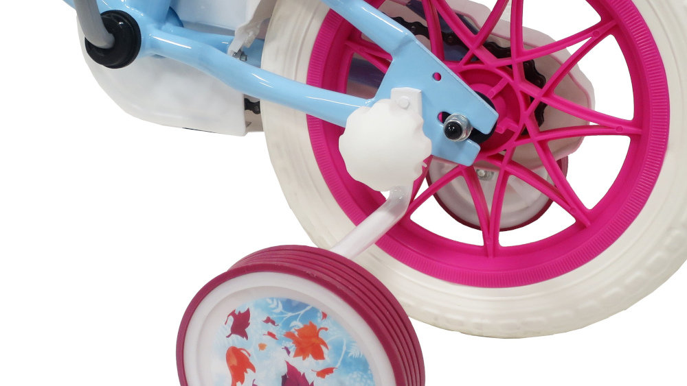 Rower DISNEY Kraina Lodu 2 12' Blekitny - Kółka Boczne