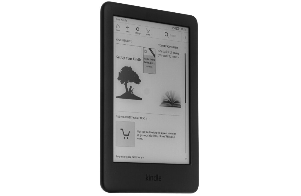 EBOOK READER KINDLE 10 2019 CZARNY (REKLAMY) waga rozszerzenia plików