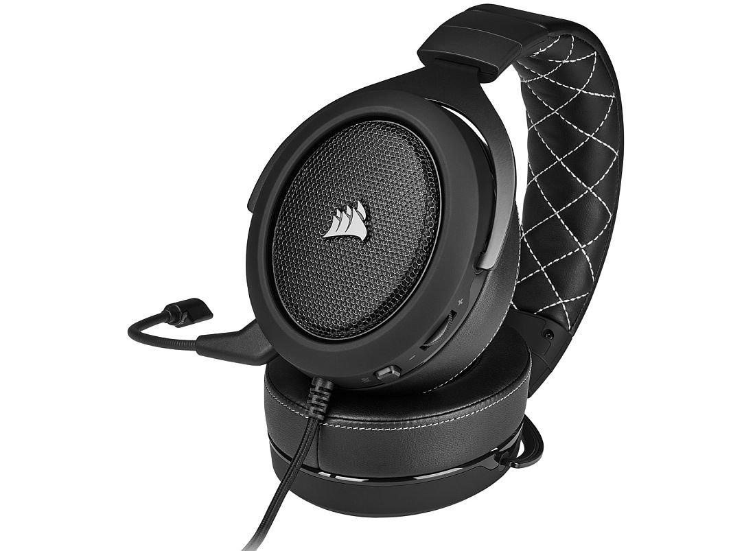 Słuchawki CORSAIR HS60 Pro Surround  - komfort 