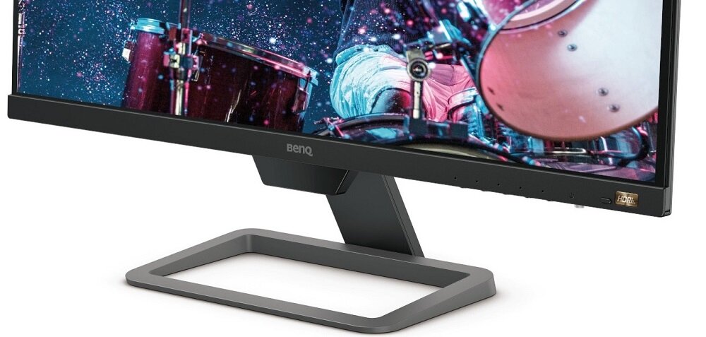 Monitor BENQ EW2480 - Wspaniałe wykończenie efektywne zarządzanie przewodami
