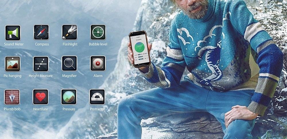 Smartfon ULEFONE Armor 3WT czujniki opcje funkcje