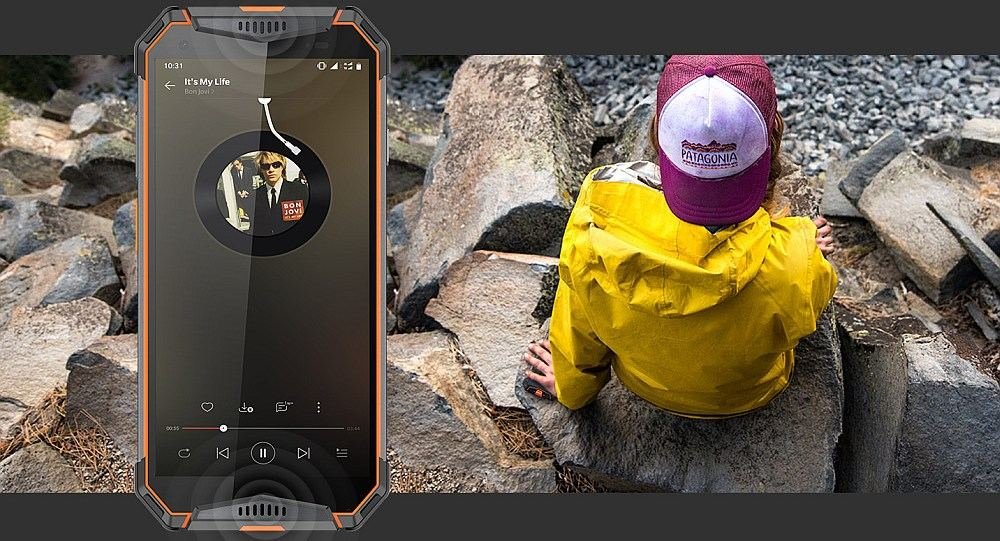 Smartfon ULEFONE Armor 3WT dźwięk głośniki muzyka odtwarzacz