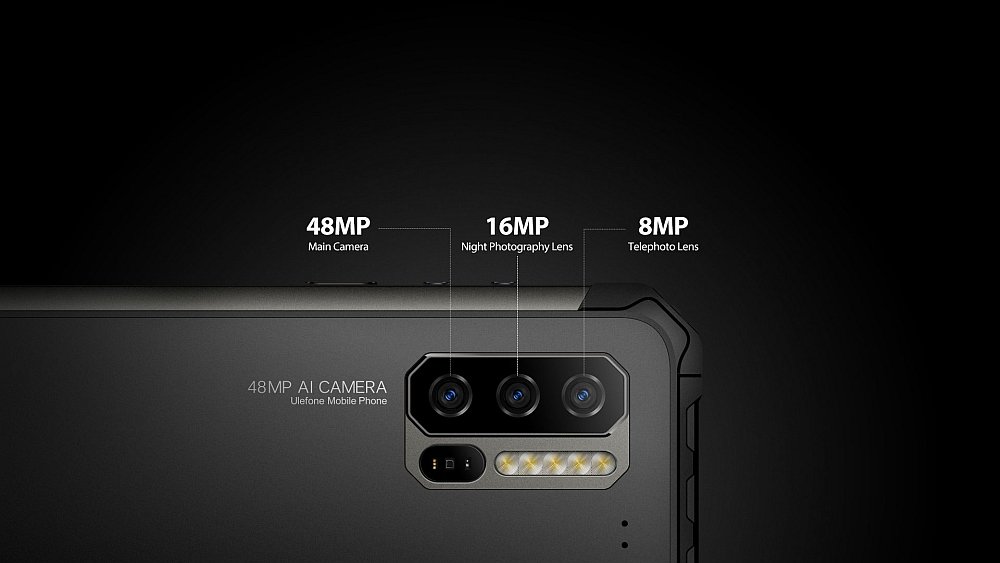 Smartfon ULEFONE Armor 7 aparat obiektyw zdjęcia rozdzielczość matryca