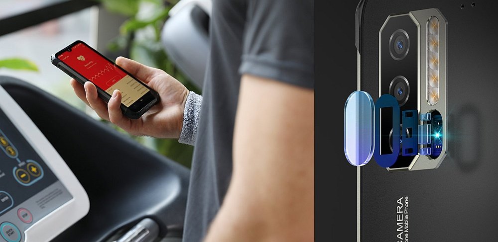 Smartfon ULEFONE Armor 7 czujniki tętno krokomierz