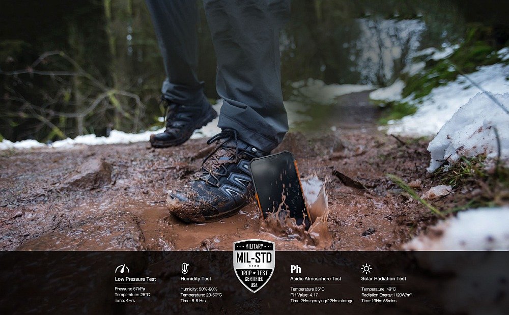 Smartfon ULEFONE Armor X5 odporność