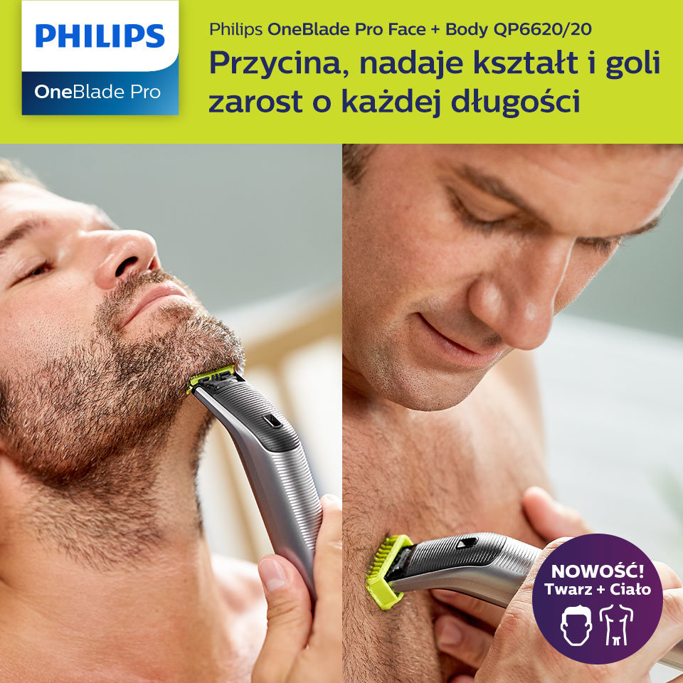 Elektrobritva Philips Oneblade Pro Face Body Qp6620 20 Prodazha