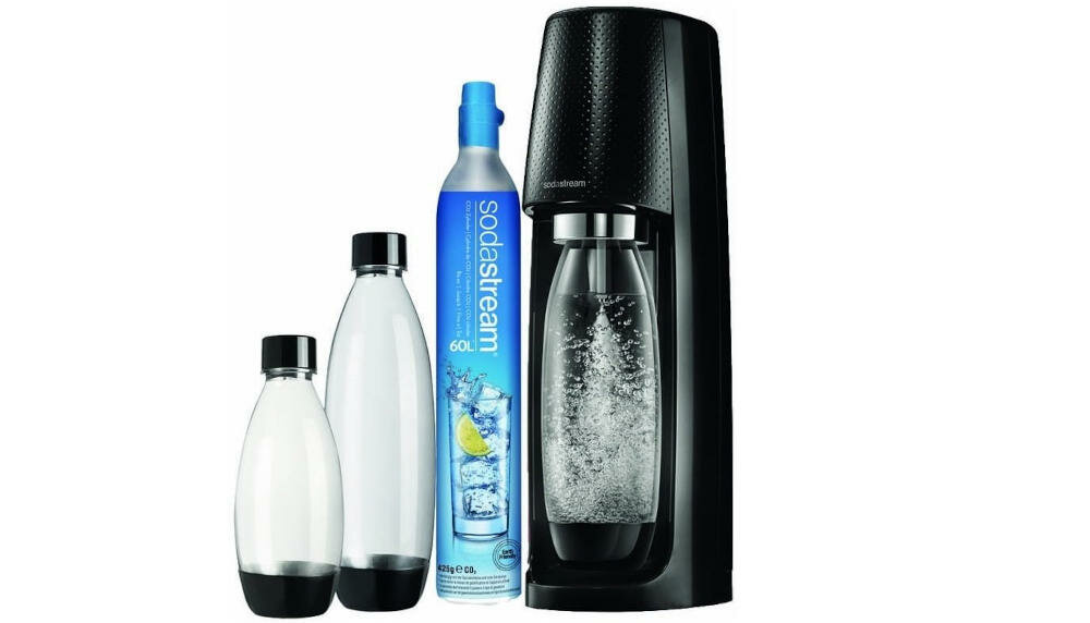 SODASTREAM-Spirit zestaw urządzenie nabój butelka instrukcja karta gwarancyjna