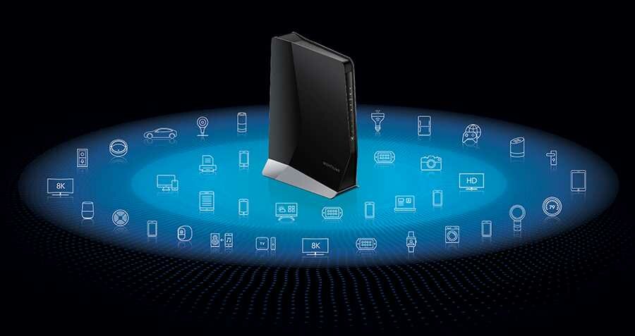 Wzmacniacz sieci NETGEAR EAX80 AX6000 - zastosowanie