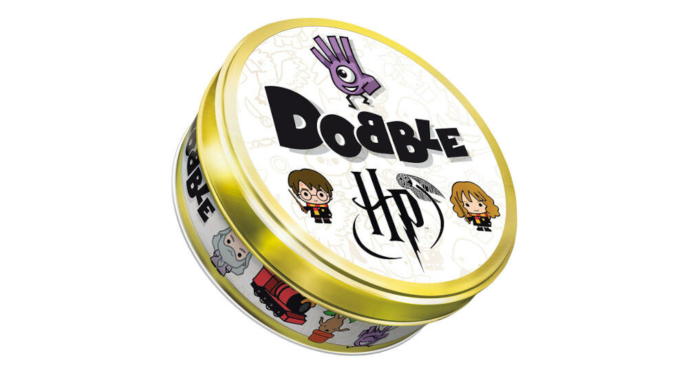 REBEL-Dobble-Harry-Potter wygodne kolorowe pudełko karty