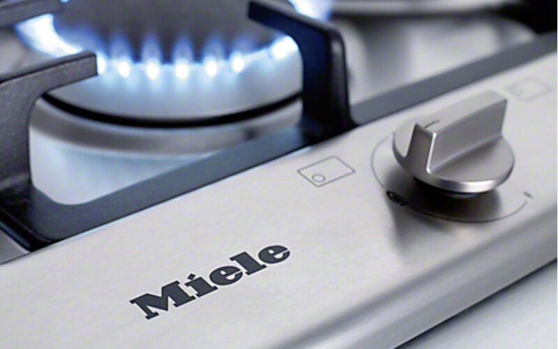 Płyta gazowa MIELE KM 2010 G elektryczny zapłon obsługa jedną ręką pokrętła