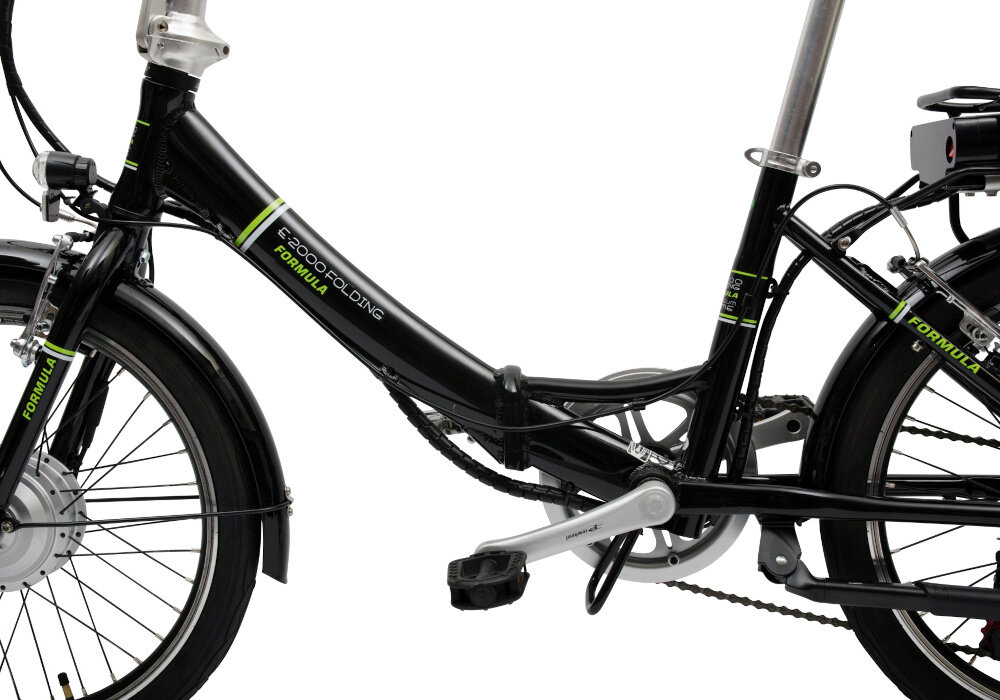 Rower elektryczny ORUS E-2000 Czarny  - Rama aluminium wytrzymalosc