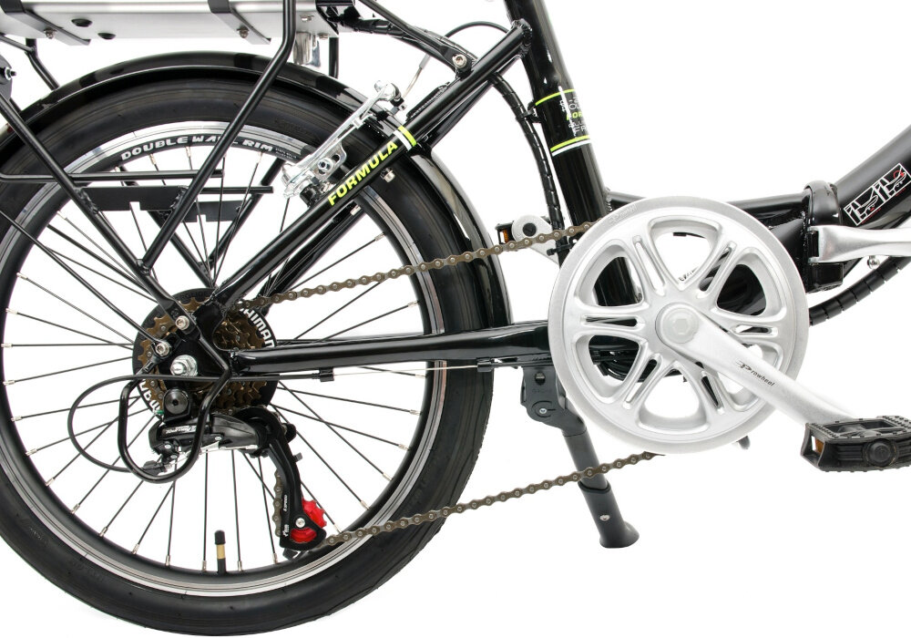 Rower elektryczny ORUS E-2000 Czarny  - Koła obrecze aluminiowe 