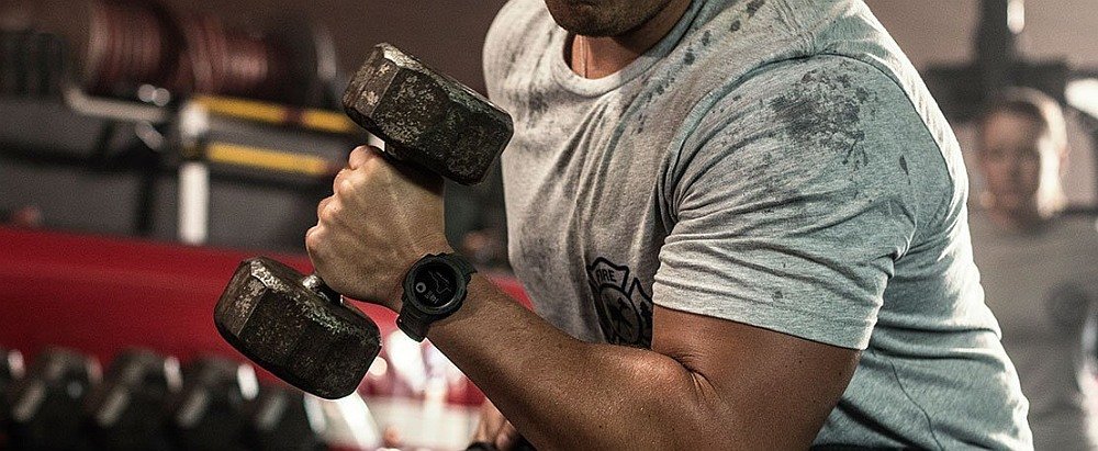 Zegarek sportowy GARMIN Instinct ćwiczenia