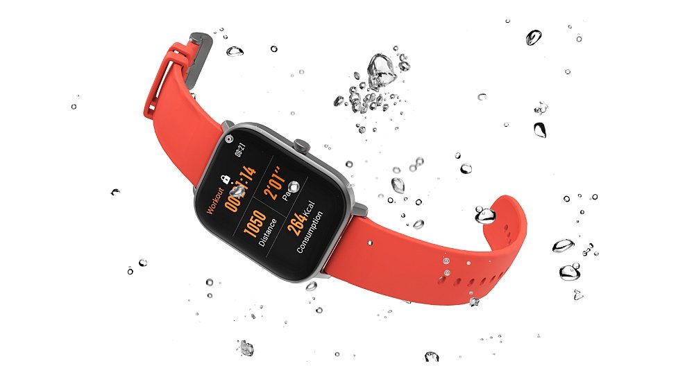 SMARTWATCH AMAZFIT GTS odporność woda Wodoszczelność