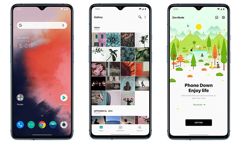 Smartfon ONEPLUS 7T system nakładka android