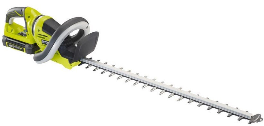 Nożyce do żywopłotu RYOBI RHT36B61R akumulatorowe łatwe użytkowanie niewielka waga 2,8 kg do przycinania krzewów formowania żywopłotów zachwycający efekt w ogrodzie