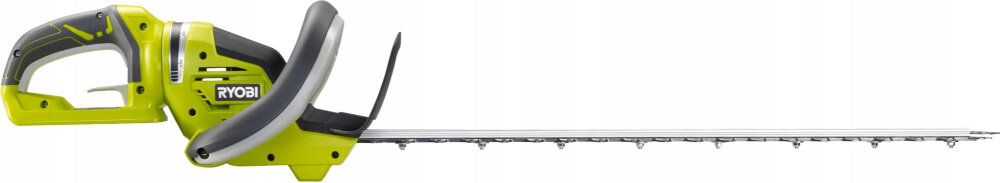 Nożyce do żywopłotu RYOBI RHT36B61R akumulatorowe dwukierunkowe ostrze szlifowane technologią diamentową osłona ostrza szybka i precyzyjna praca z satysfakcjonującymi rezultatami bezprzewodowa praca