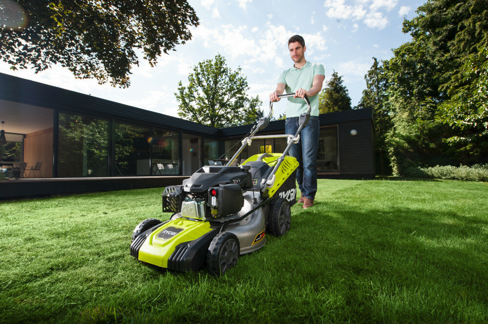 KOSIARKA SPALINOWA RYOBI RLM46175Y wysokosc koszenia