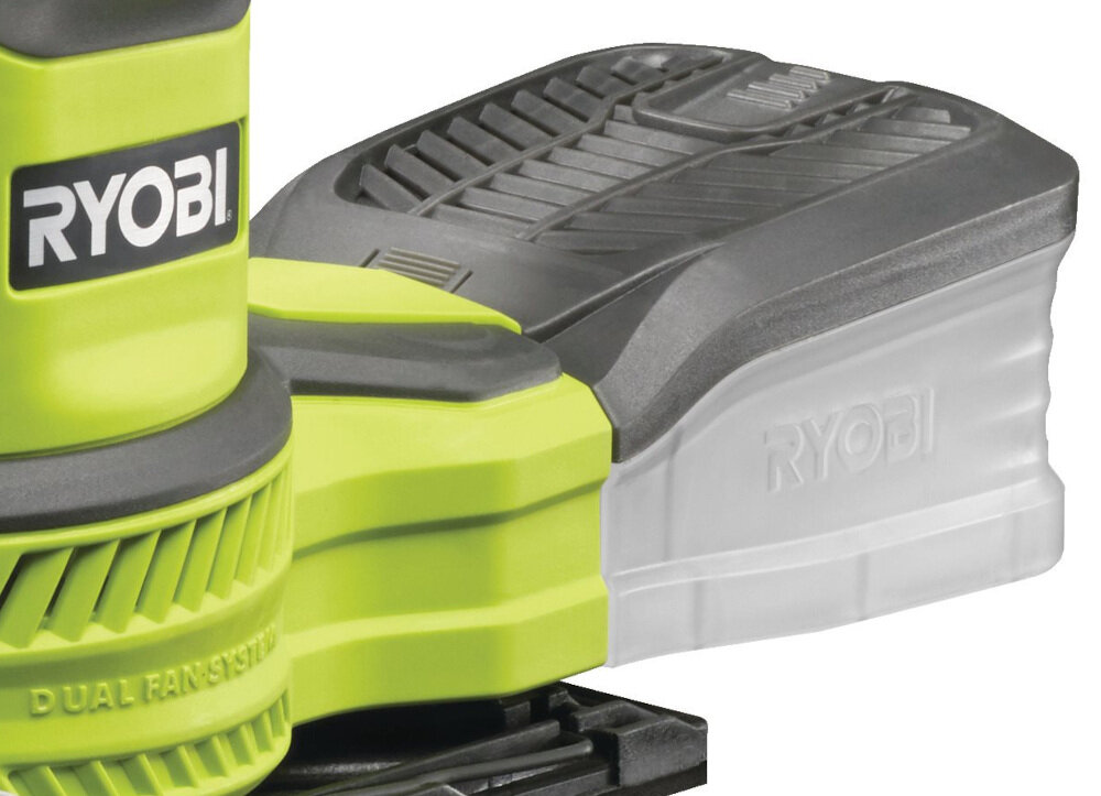 Szlifierka oscylacyjna RYOBI RSS280-S do zastosowań domowych cyklonowy pojemnik na pył