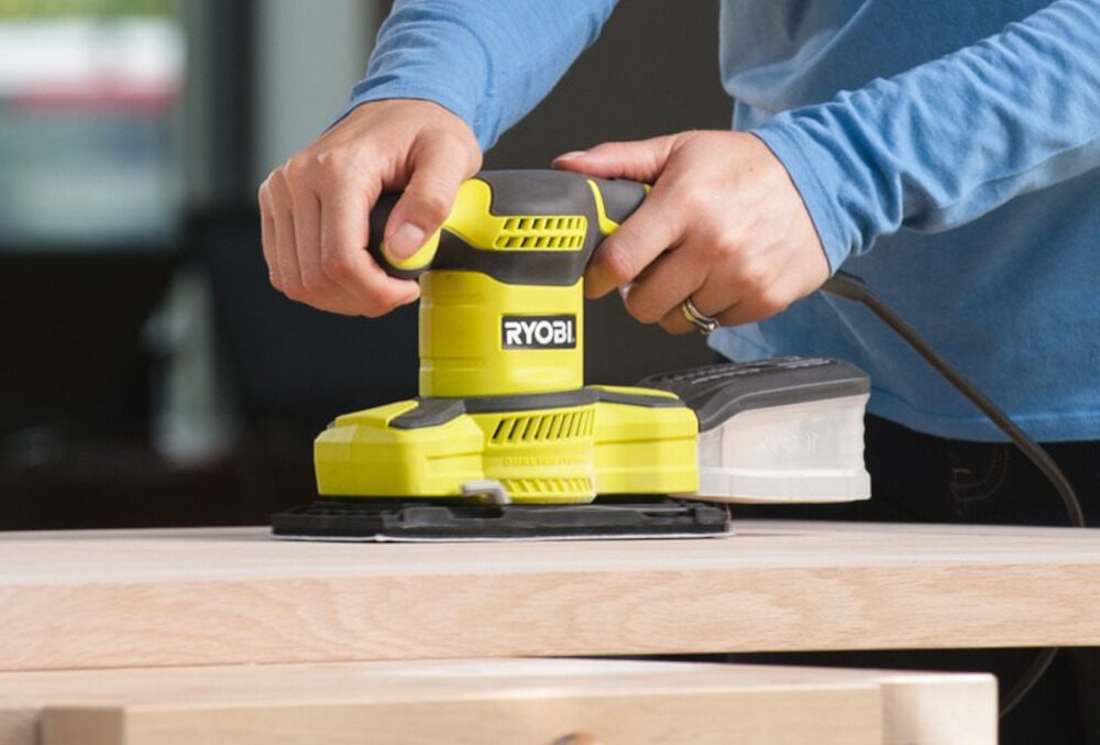 Szlifierka oscylacyjna RYOBI RSS280-S arkusze papieru ściernego instrukcja obsługi w polskiej wersji językowej