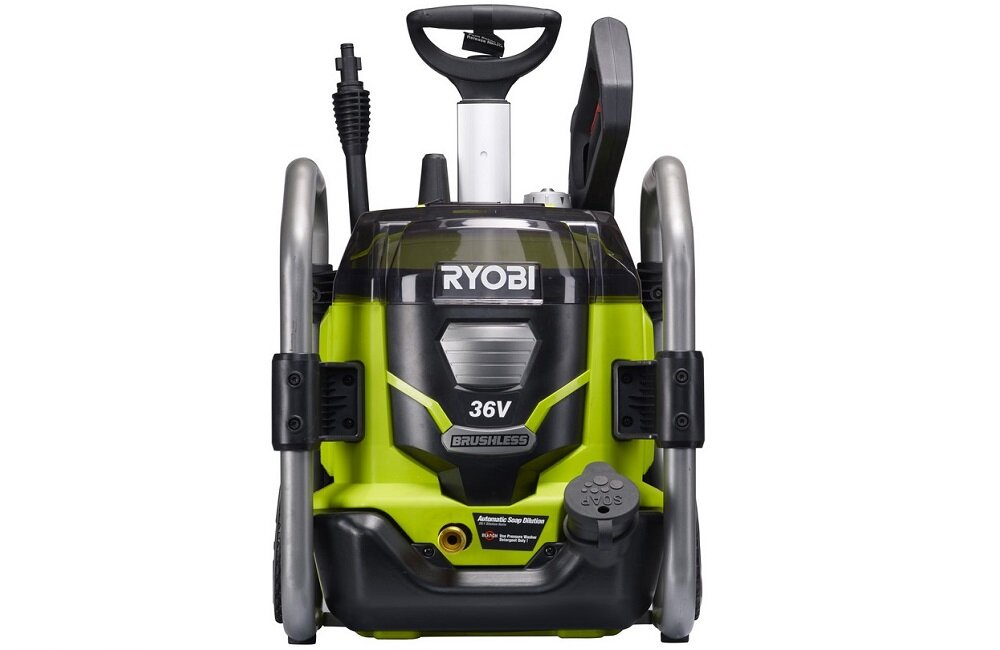 Myjka ciśnieniowa RYOBI RPW36120HI możliwość skorzystania z detergentu zbiornik na detergent