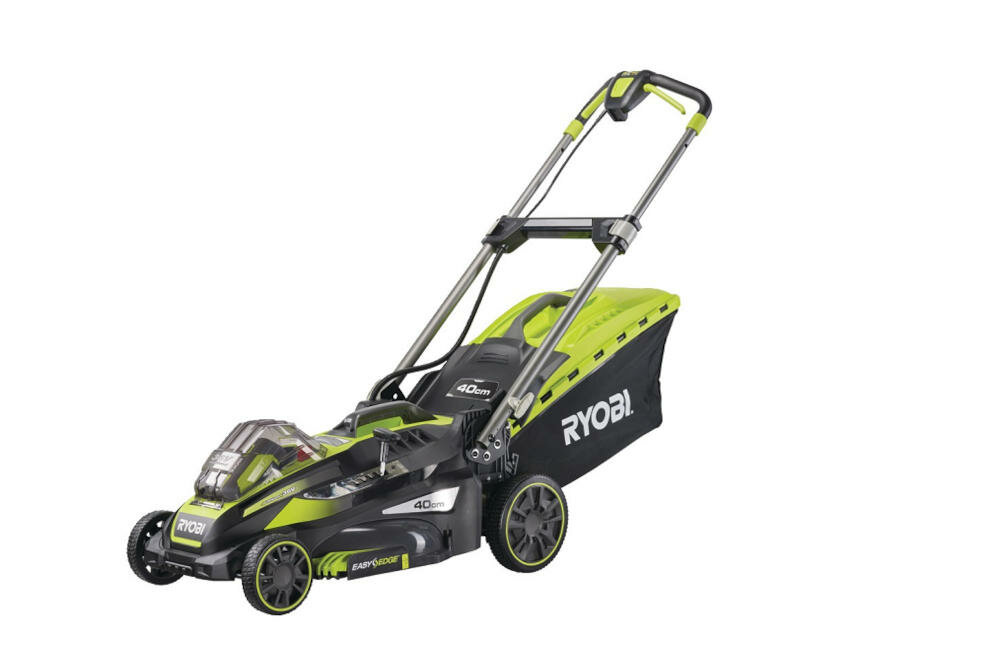 RYOBI RLM36X41H50P kosiarka elektryczna wygodna obsługa przechowywanie szerokość koszenie trawnik wysokość koszenie