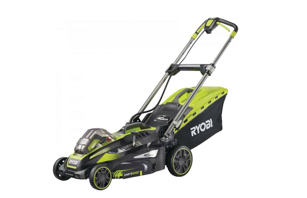 RYOBI RLM36X41H40 ogród trawnik skoszona trawa kosiarka akumulatorowy rozrusznik silnik komfort użytkowanie mulczowanie rozdrabnianie