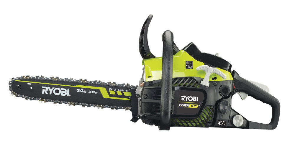 Pilarka spalinowa RYOBI RCS3835T technologia automatycznego smarowania łańcucha żywotność urządzenia znacząco się wydłuży