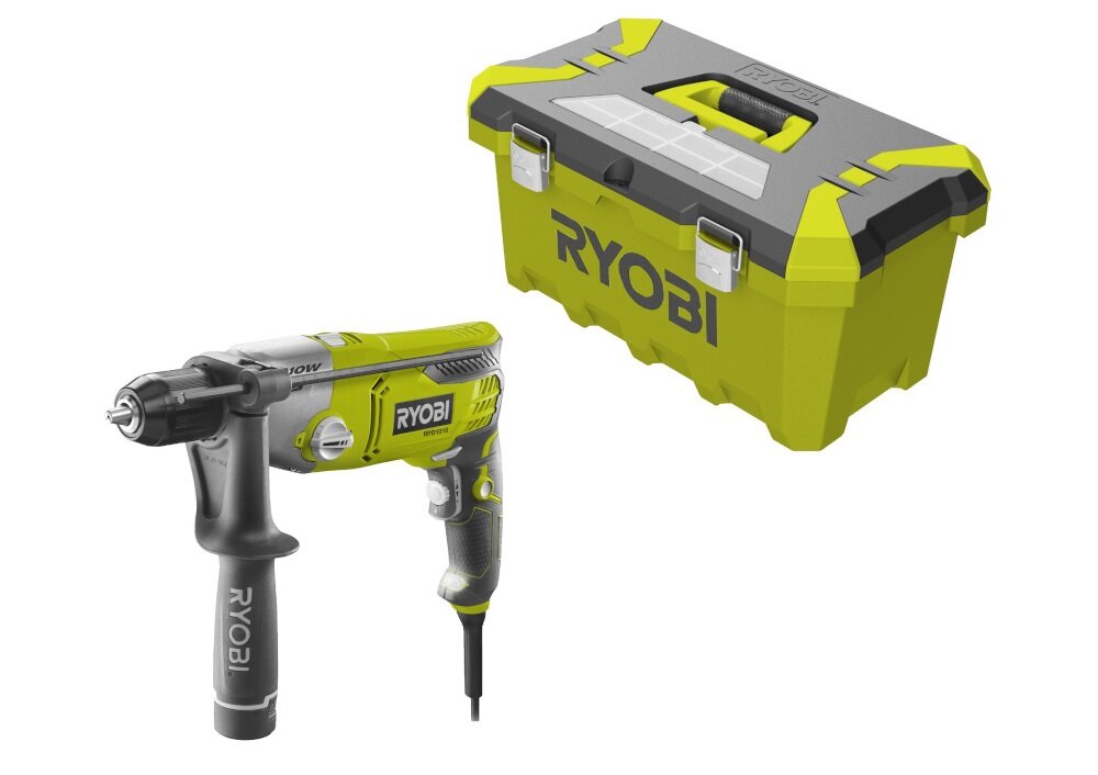 Wiertarka udarowa RYOBI RPD1010-K walizka transportowa 2-letnia gwarancja instrukcja obsługi w polskiej wersji językowej
