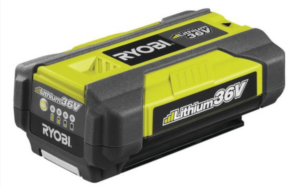 Akumulator RYOBI BPL3615 Lithium+ z materiału wysokiej jakości napięcie 36 V litowo-jonowy pojemność 1,5 Ah technologia IntelliCelL