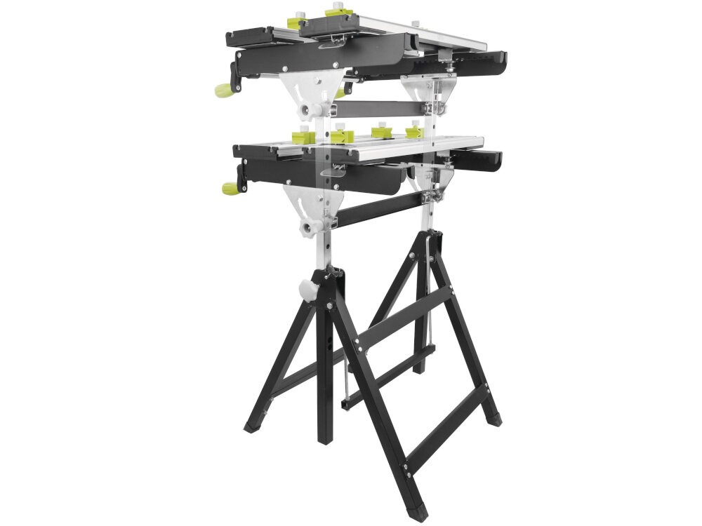 Stół RYOBI RWB03 mocowania ślizgowe deskę można odblokować maksymalny udźwig do 100 kg kompaktowe wymiary 600x570x760 mm