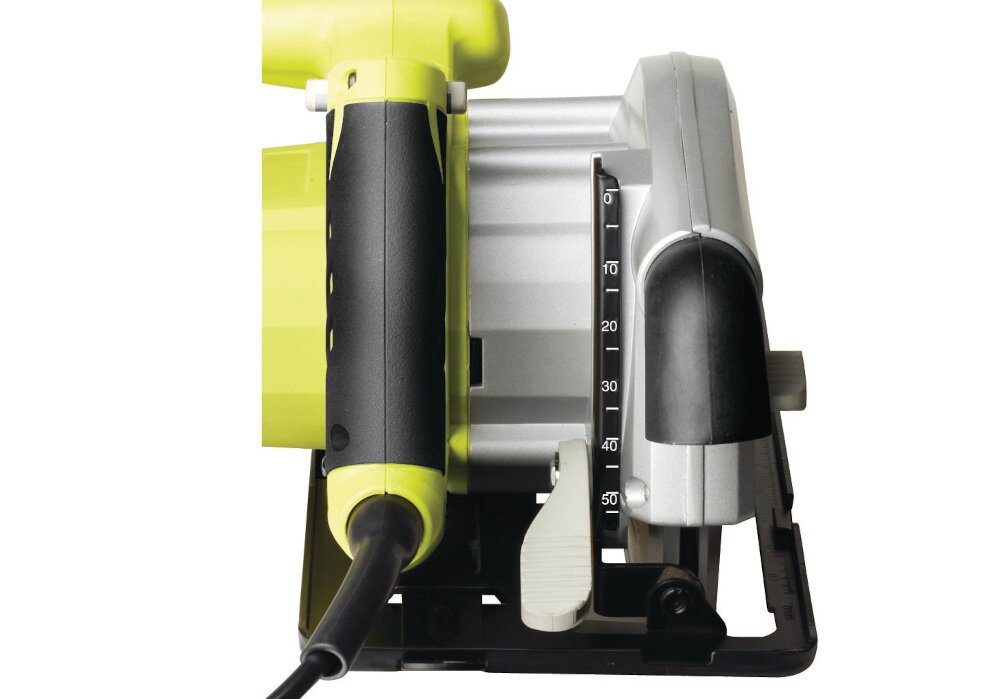 Pilarka tarczowa RYOBI EWS1150RS efektywne odsysanie pyłu miękki uchwyt