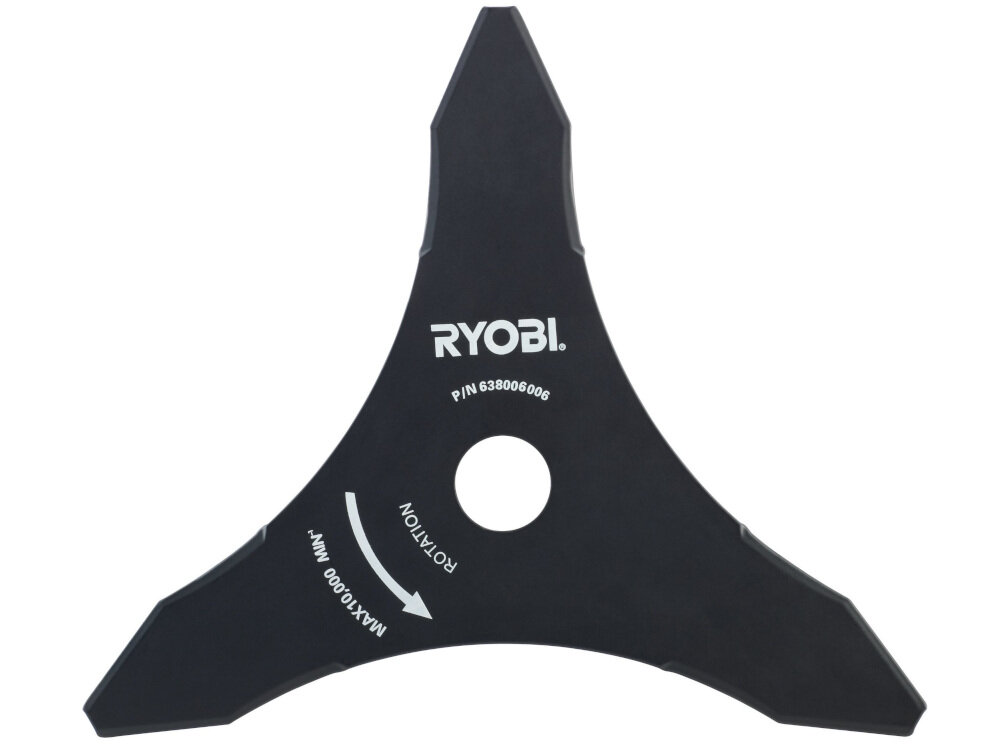 Nóż do podkaszarki RYOBI RAC117 (26 cm) ostrze o średnicy 26 cm kompatybilne ze wszystkimi modelami podkaszarek spalinowych marki RYOBI z podkaszarkami bezprzewodowymi o napięciu 36 V RYOBI zastępuje modele LTA034 RAC10 długa żywotność niezawodność wydajność