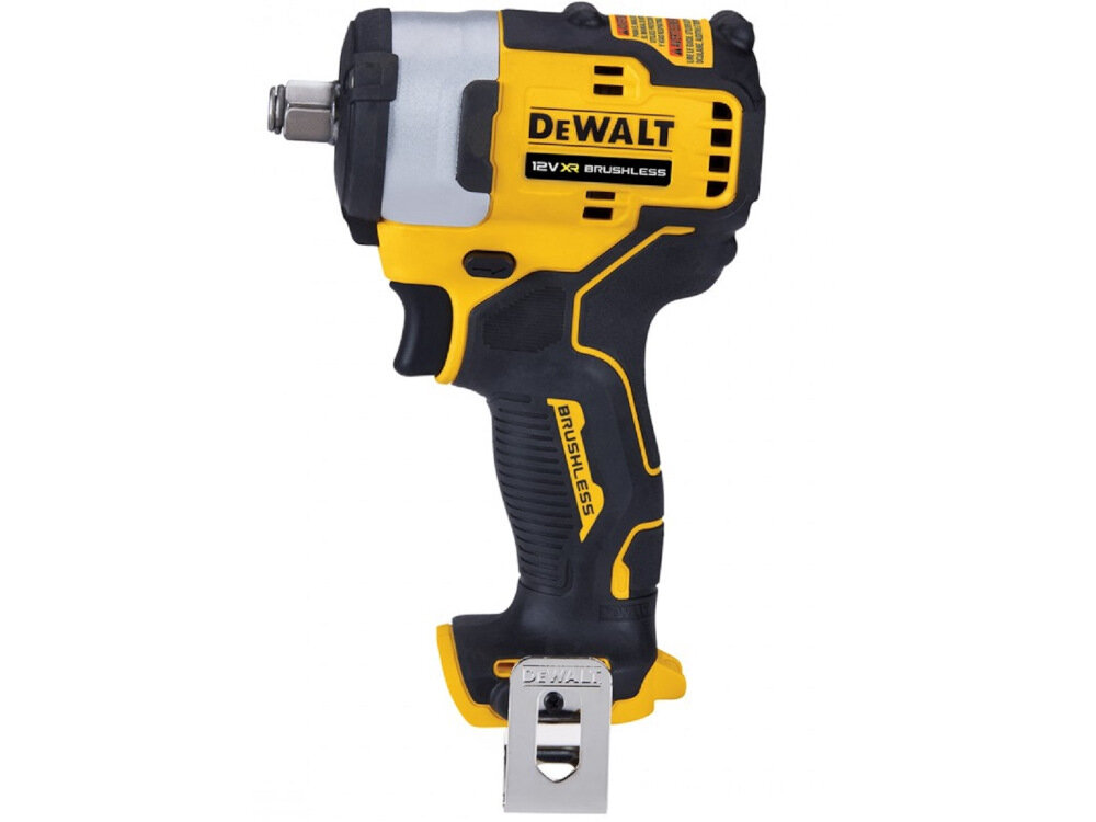 Zakrętarka udarowa DEWALT DCF801N-XJ solidne niezawodne trzybiegowy sprzęt do wkręcania i wykręcania z regulacją prędkości obrotowej na spuście. poręczna lekka konstrukcja