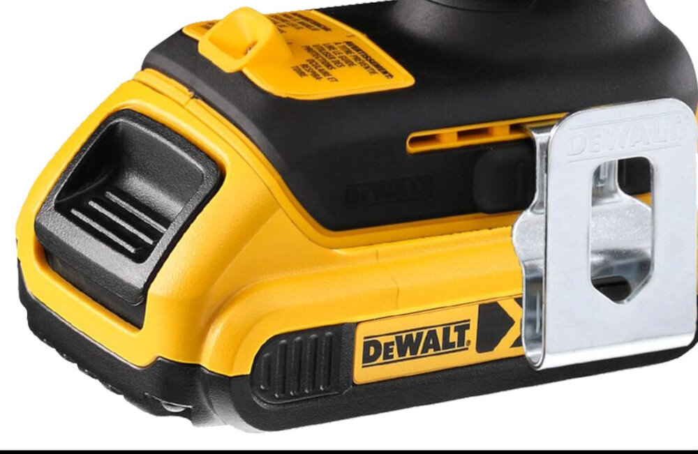 Wiertarko-wkrętarka DEWALT DCD708D2T zasilanie akumulator Li-Ion napięcie 18 V pojemność 2,0 Ah technologi litowo-jonowa