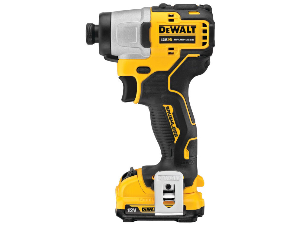 Zakrętarka udarowa DEWALT DCF801D2-QW solidne niezawodne trzybiegowy sprzęt do wkręcania i wykręcania z regulacją prędkości obrotowej na spuście. poręczna lekka konstrukcja