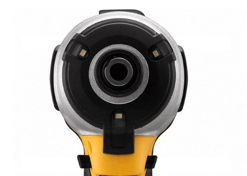 Zakrętarka udarowa DEWALT DCF809L2T do mocowania osprzętu z chwytem sześciokątnym 1/4 cala gniazdo hex 6,35 mm z zatrzaskiem