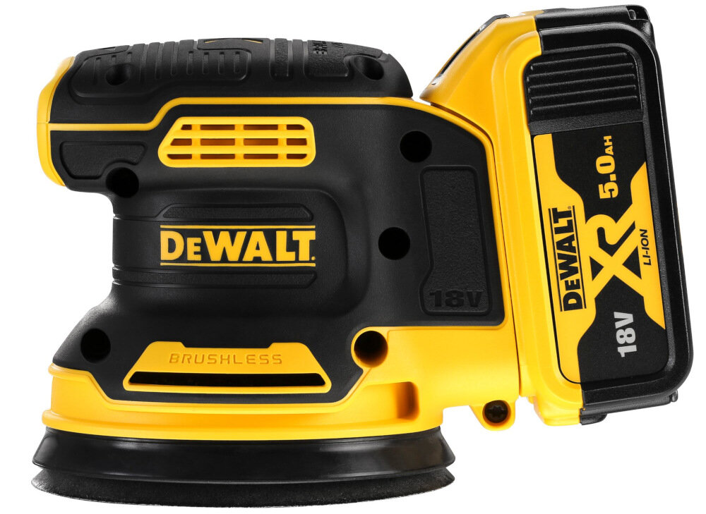 Szlifierka mimośrodowa DEWALT DCW210P2 zaawansowana technologia odpowiednia konstrukcja niski pozim wibracji