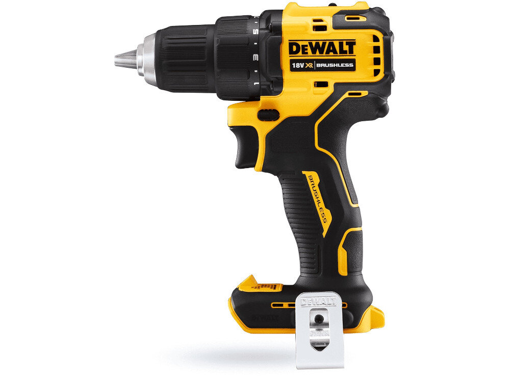 Zestaw Combo DEWALT DCK2062S2T wiertarko-wkrętarka DCD709 funkcja udaru wiercenie w drewnie do 30 mm w stali do 13 mm w betonie do 13 mm dioda LED zmienny kierunek obrotów