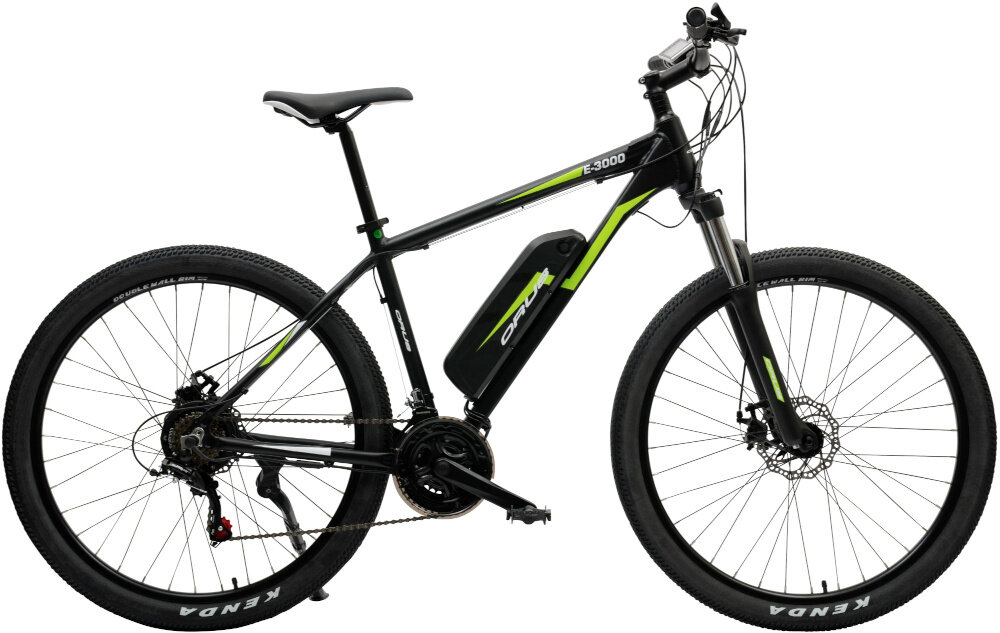 Rower elektryczny ORUS E-3000 Czarny wyglad front