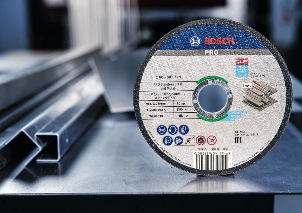 Tarcza do cięcia metalu Bosch Rapido 125x1 mm w puszce odpornej na wilgoć