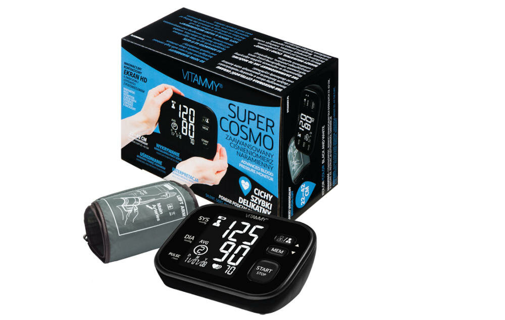 VITAMMY-Super-Cosmo ciśnieniomierz urządzenie instrukcja karta gwarancyjna