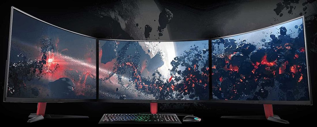 Monitor MSI Optix AG32CV - wąska ramka 