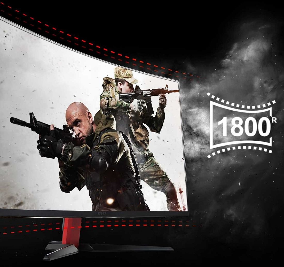 Monitor MSI Optix AG32CV - Zakrzywiony ekran